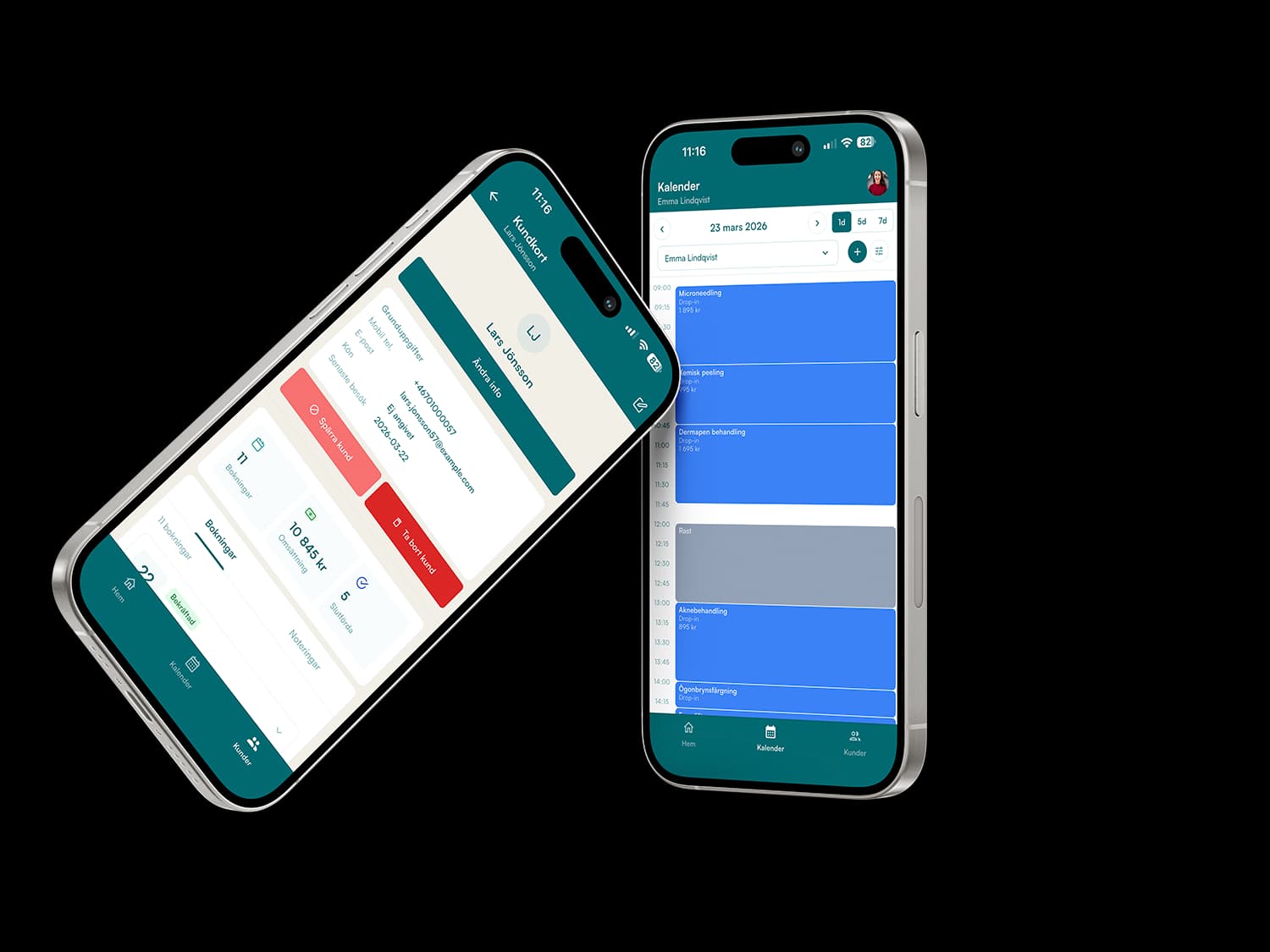 bokin-appen på mobil och surfplatta